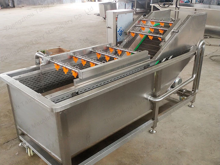 Air bubble vegetable washer machine